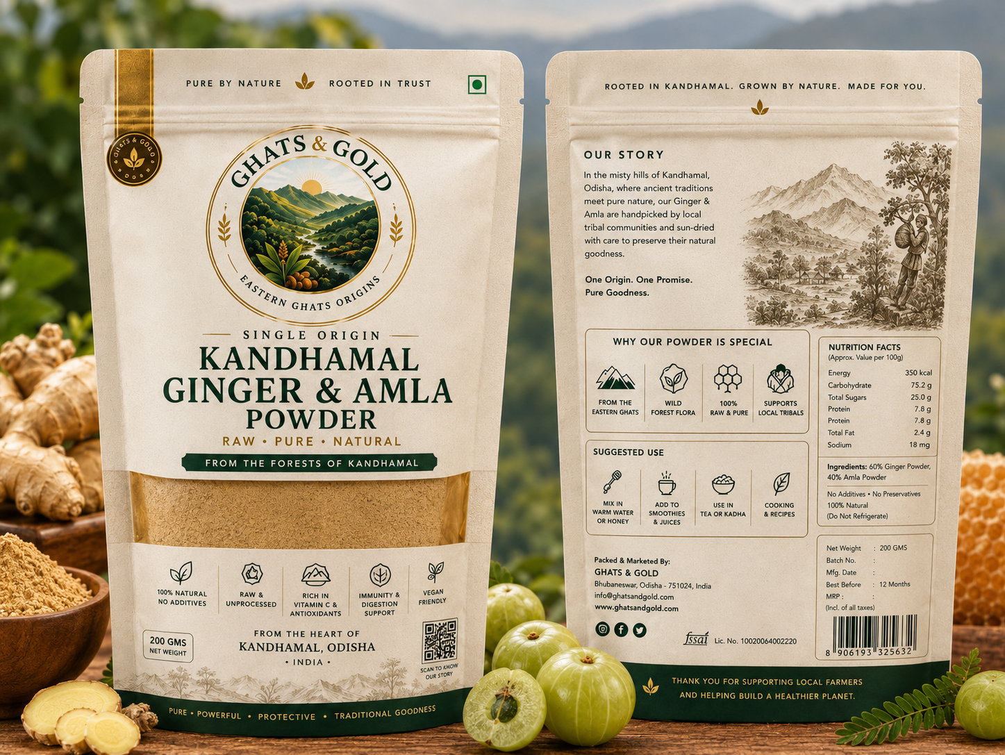 Ginger & Amla Immunity Blend pouch